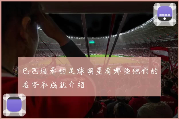 巴西培养的足球明星有哪些他们的名字和成就介绍